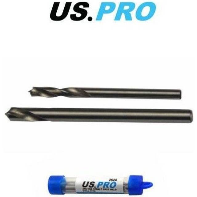 US PRO 2pc HSS Cobalt Spot Weld Drill Set 6 - 8mm 2624