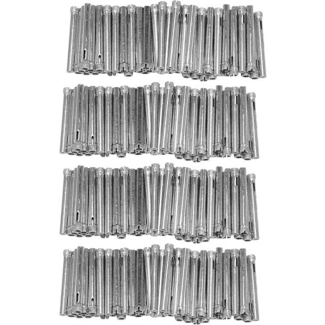 200Pcs Diamond Coated Drill Bit Set 6mm Diamond Tipped Hole Saw for Tile, Glass, Ceramics, Porcelain, Marble