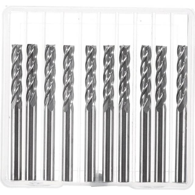 10Pcs 3-50mm Diamond Drill Bits Set Glass Hole Saw Cutter Tools