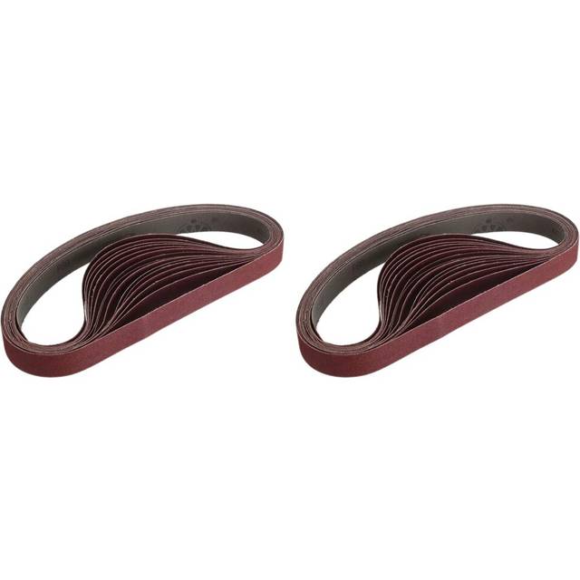 30Pcs 1X30 Inch Aluminum Oxide Sanding Belts Heavy Duty Sanding Belts Multipurpose Abrasive Belts for Belt Sander