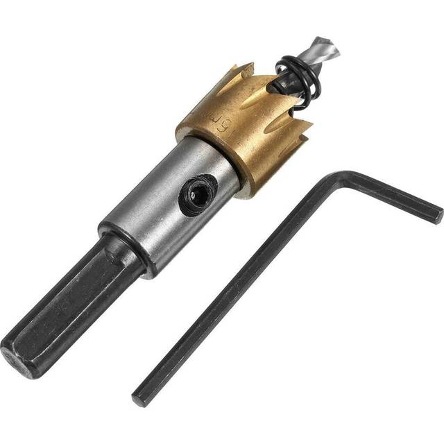 (16mm) 12-18mm HSS Titanium Coated Hole Sawtooth Saw Cutter Drill Bit 12/14/16/18mm