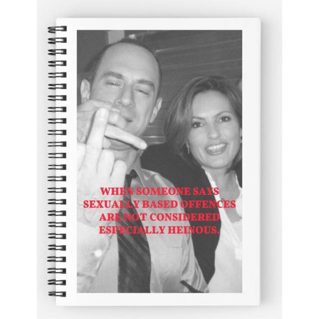 Spiral Notebook LAW ORDER SVU A5 120 Pages