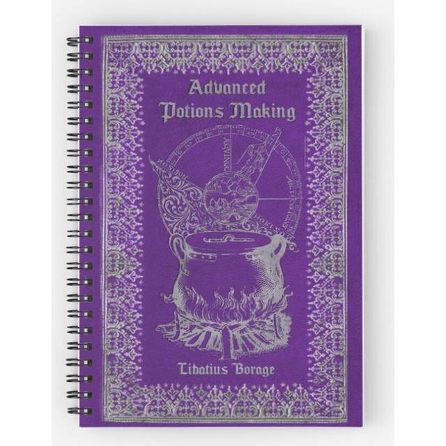 Spiral Notebook Advanced Potions Making A5 120 Pages