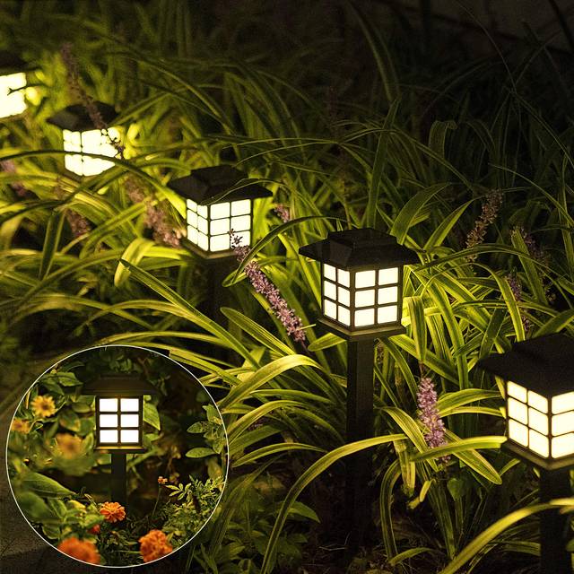 Solpex Solar Outdoor Lights 12 Pack Solar Path Lights  Solar Walkway Lights Outdoor  Solar Garden Lights  Solar Pathway Lights O