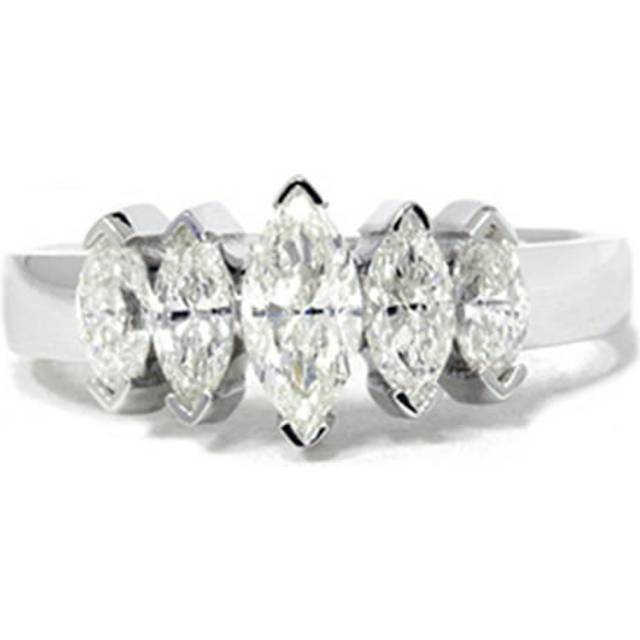 1/2ct Marquise Diamond Wedding Anniversary 14k