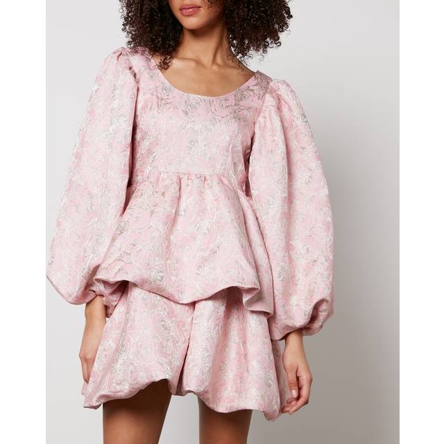 Sister Jane Dream Watercolour Floral-Jacquard Mini Dress - M/UK 10 - Multi