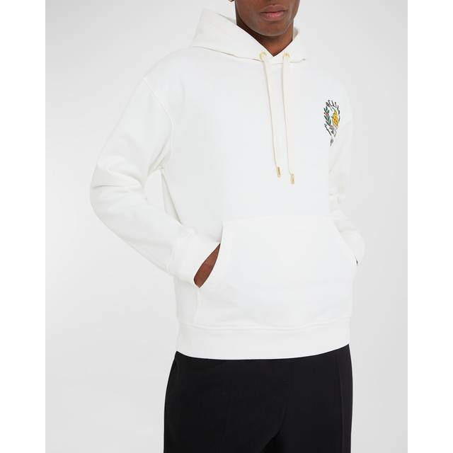 Men's Casablanca Casa Way Bowl of Oranges Embroidered Hoodie in White - Size: 38/Regular