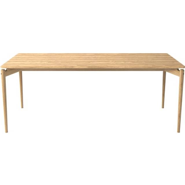 Bruunmunch - PURE Dining Table - Matbord - Oak, White oil L190 - H73 x L190 x D85 cm