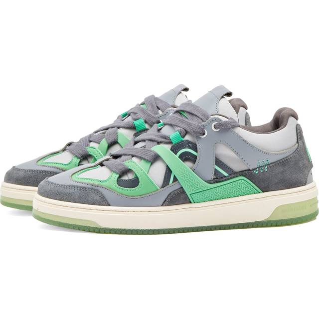 Represent Men's Bully Leather and Suede Trainers - UK 9 - Grey