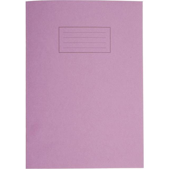 Silvine Exercise Book A4 80pg Ruled 75gsm, Purple