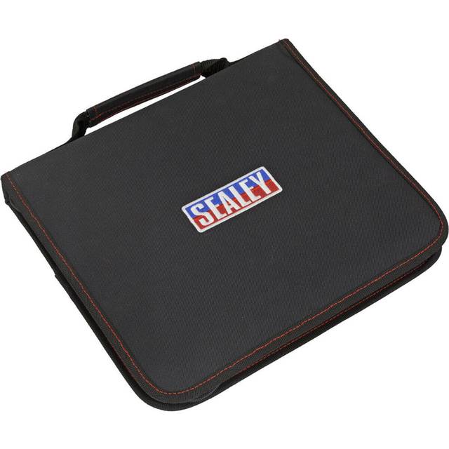 310 x 50 x 265mm 6 Pocket Zipped Tool Bag / Storage Carry Pouch - Chisel File