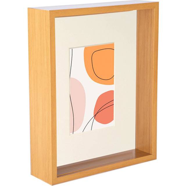 8" x 10" 3D Deep Box Photo Frame with 4" x 6" Mount - Ivory Mount