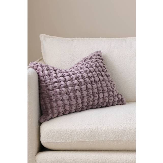 Ellos Home - Kuddfodral Nora Bubble i sammet - Lila