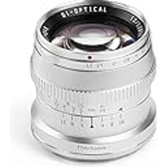 TTArtisan 50mm f1.2 APS-C Lens - Sony E Mount - Silver
