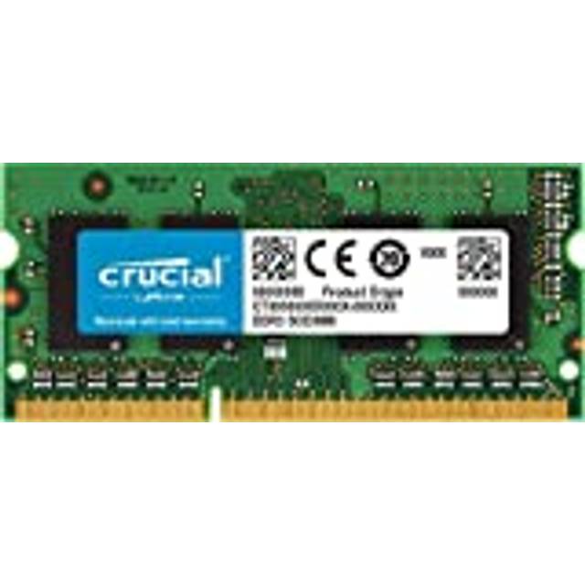 Crucial RAM CT51264BF160B 4GB DDR3 1600 MHz CL11 Laptop Memory, Green