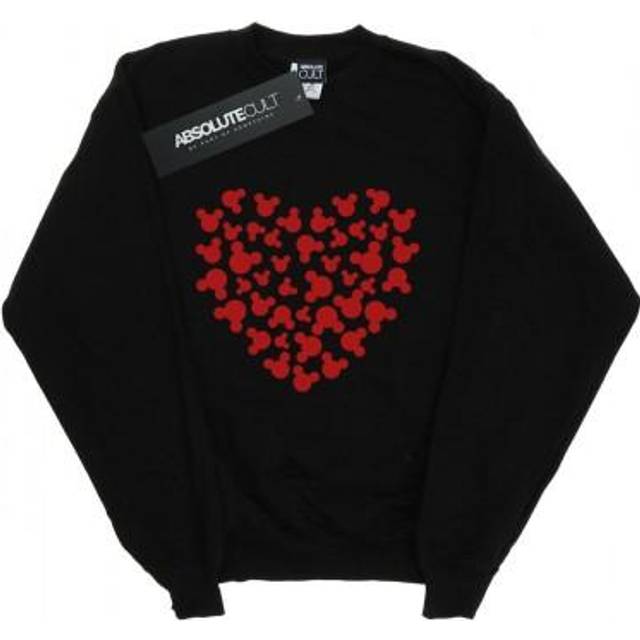 Mickey Mouse Heart Silhouette Sweatshirt - White - 12-13 Years