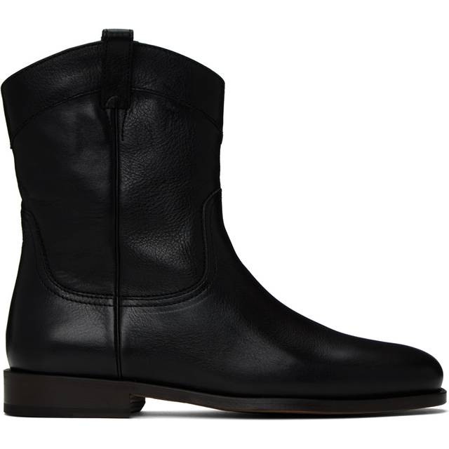 LEMAIRE Black New Western Chelsea Boots - BK999 BLACK - IT 40