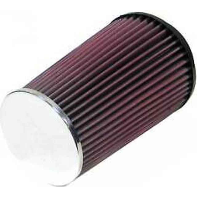 K&N Universal Air Filter Round Conical Chrome