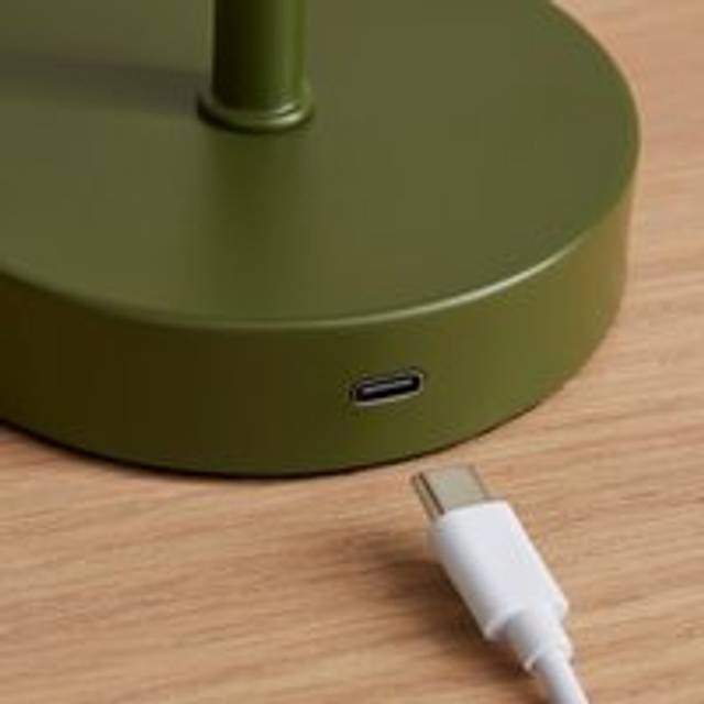Keko Rechargeable Touch Dimmable Table Lamp - Olive