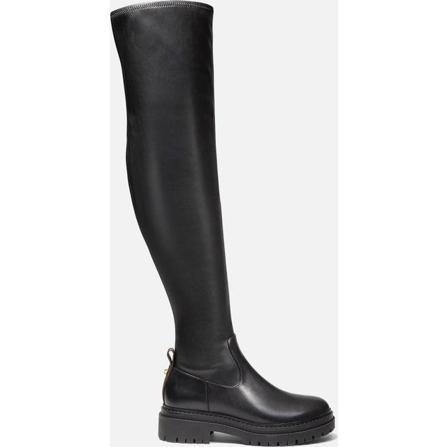 MICHAEL Michael Kors Women's Cyrus Leather Knee-High Boots - UK 3 - Black