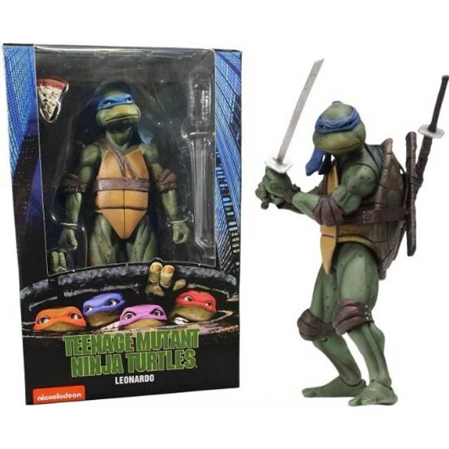 (Leonardo) NECA Teenage Mutant Ninja Turtles 1990 Movie TMNT Action Figure Gift