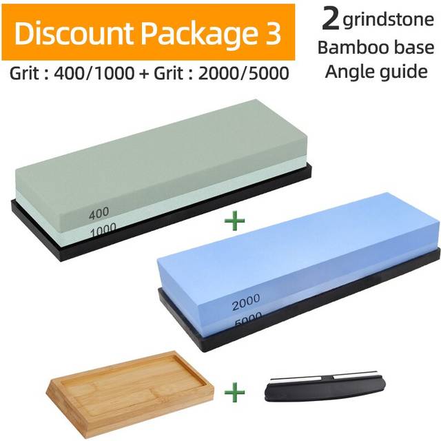 (a-Set 3 Commonly used) Kaguyahime R01 Kitchen Tool Knife Sharpener Stone Corundum 240-8000 Grit Whetstone Sharpening Stone Grinding Stones Water Ston