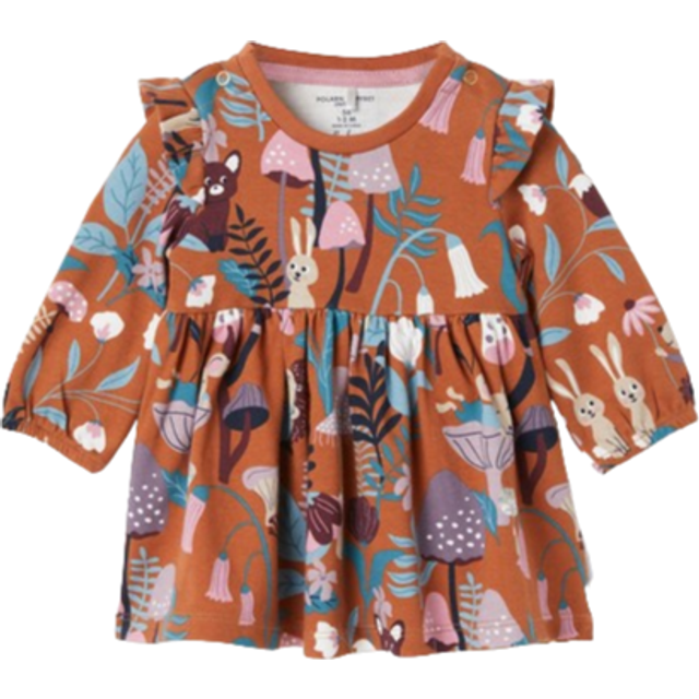 Nordic Nature Baby Dress - Brown - 0-1m x 50