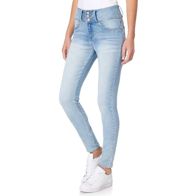 WallFlower Women's Sassy Skinny High-Rise Insta Soft Juniors Jeans (St