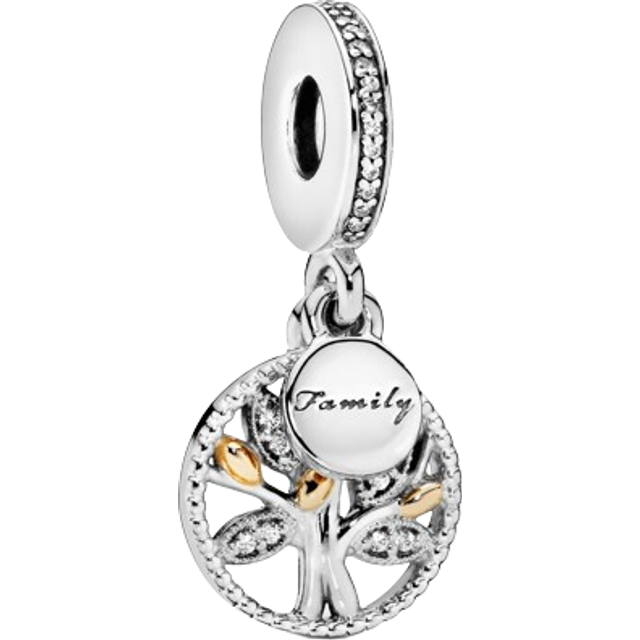 Pandora Anh&#xE4;nger - Stammbaum - 791728CZ - wei&#xDF;