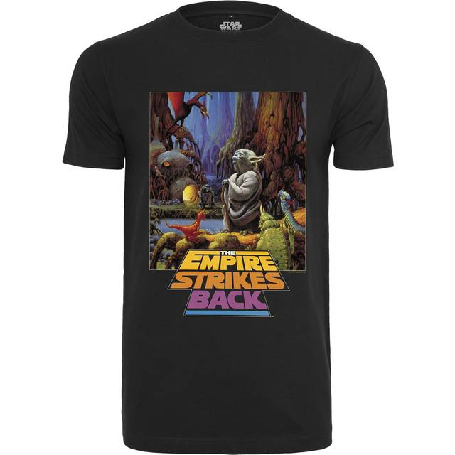 Merchcode MC Star Wars Yoda Poster Tee Black / S T-shirt