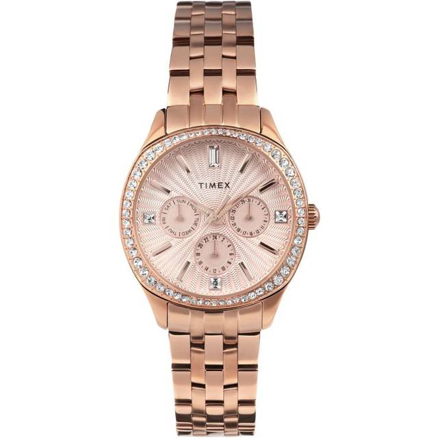 Timex Ladies Ariana Rose Gold Chronograph Watch TW2W17800