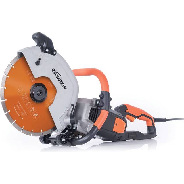 Evolution R300DCT+ 300mm Electric Disc Cutter with Water Dust Suppression inc Premium Diamond Blade 230V