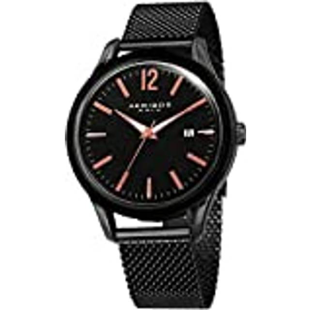 AK920 Casual Watch Round Case - Black - One Size