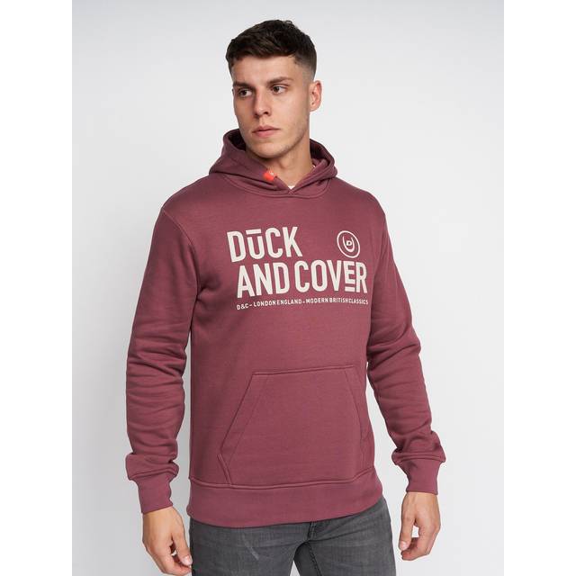 Duck And Cover Hillman Hoodie Men's - Adult - Wine / Burgundy | Hoodies  | Wine / Burgundy  | UK Size Small