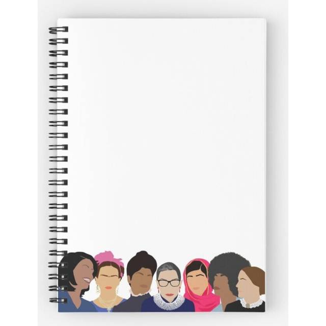 Spiral Notebook Feminist Girl Gang- Squad Goals A5 120 Pages