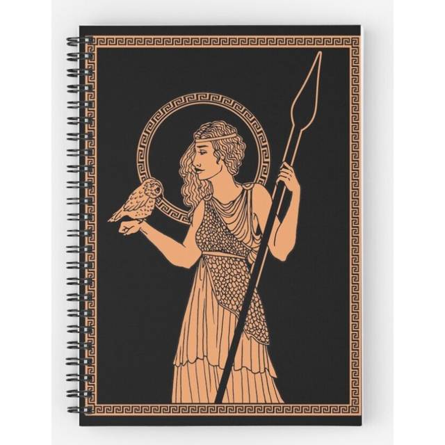Spiral Notebook Athena Pottery A5 120 Pages