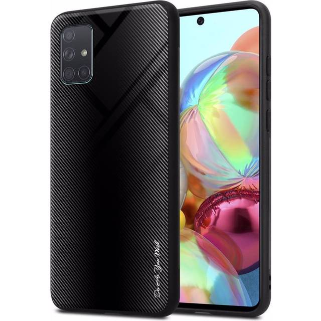 (OPAL BLACK) Cadorabo Case for Samsung Galaxy A71 4G Cover Protection back case TPU Silicone