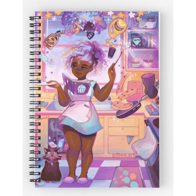 Spiral Notebook Breakfast A5 120 Pages
