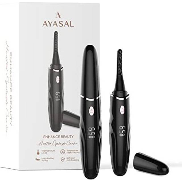 Heated Eyelash Curlers, 3 Temperature Modes Heated Eyelash Curler, 48 Hours Long Lasting, Premium Heated Eyelash Curler for Women, Clip-Type Electric