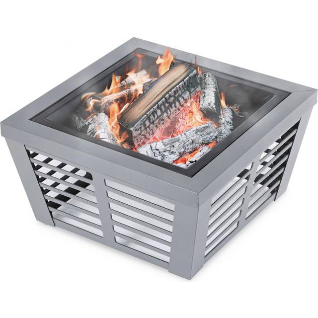 Ashanta Steel Fire Pit Log Grate - Grey