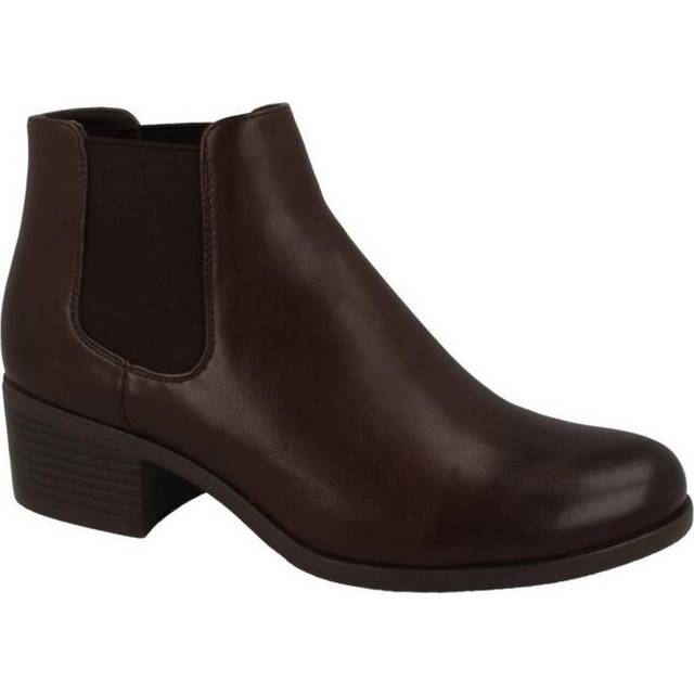 Ladies down to earth low heel ankle boots