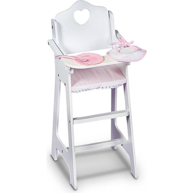 High Chair Baby Doll Accessory Set With DIY Personalisation