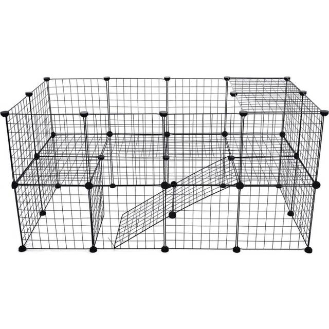 DIY Pet Fences Dog Cage Playpen Iron Net Cat Puppy Kennel House Animal Bird Rabbit Guinea Pig Playing Sleeping Room