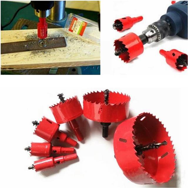 1Pc 15-150mm Drill Bit Hole Saw Twist Drill Bits Cutter Power Tool Metal Holes Drilling Kit Carpentry Tools for Wood Steel Iron