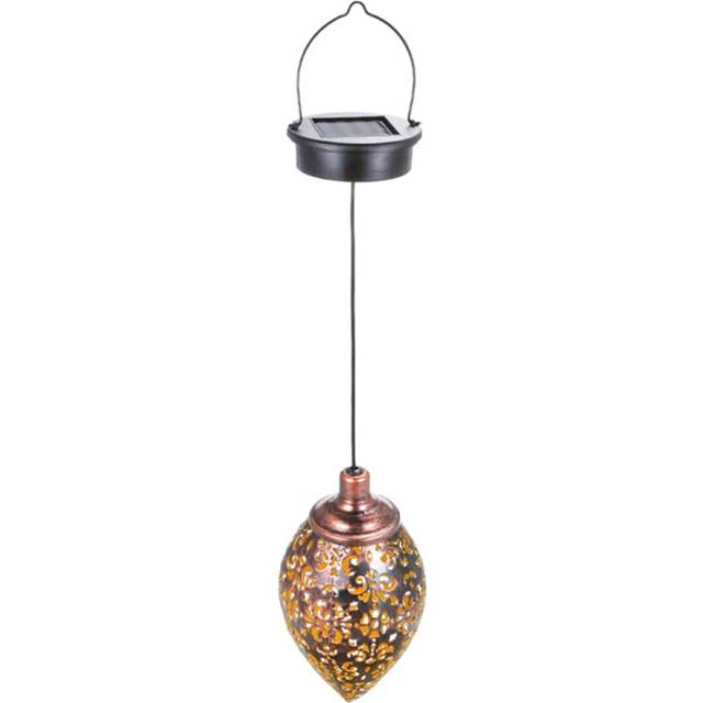 Solar Lantern Light Outdoor Hanging Garden Lights Metal Lamp for Patio Decor Metal Yard Art Garden Accessories
