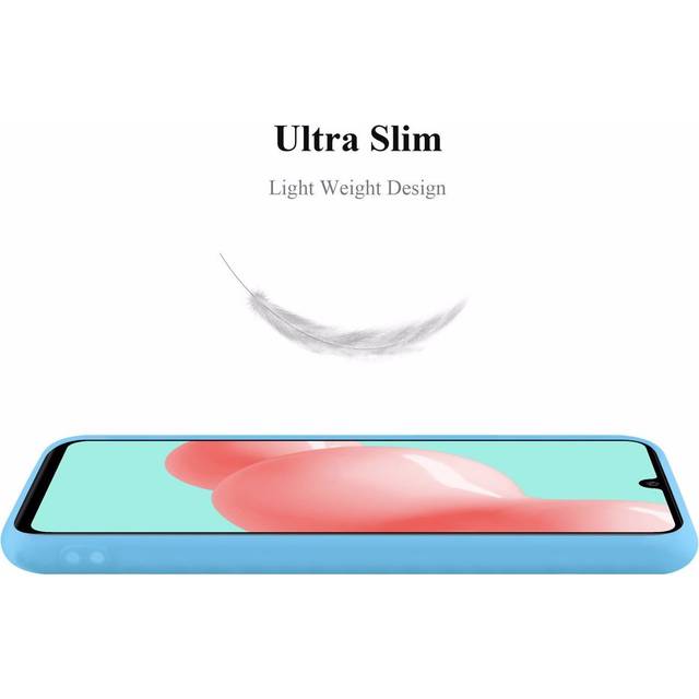 (CANDY BLUE) Cadorabo Case for Samsung Galaxy A41 Cover Protection TPU Silicone Gel Back case