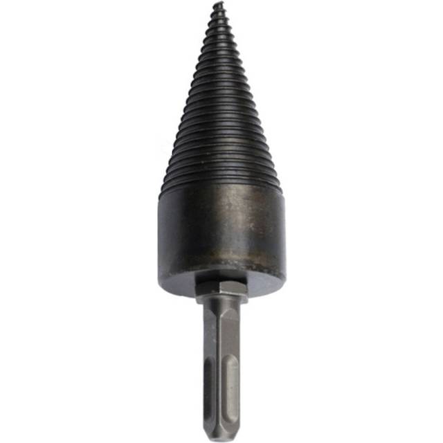 (Square Shank, 42mm) 1Pc 32/42mm HSS Round/Square/Hexagonal Shank Firewood Drill Bit Splitter Wood Split Cone Drill Bit For Tree Cutting