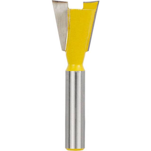 (3/4 inch) 8mm Shank Dovetail Milling Cutter Slotting Woodworking Carving Router Bit for Woodworking Engraving Bit