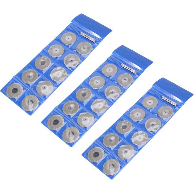 30Pcs Accessories 35mm Diamond Cutting Disc for Metal Grinding Wheel Disc Mini Circular Saw for Drill Tool