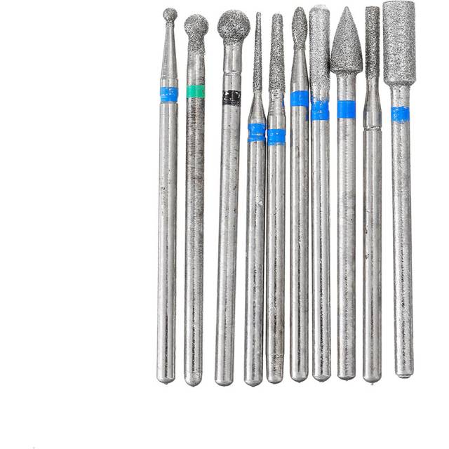 10pcs Grinding Head Polishing Drill Bits Diamond Bit for Electric Machine